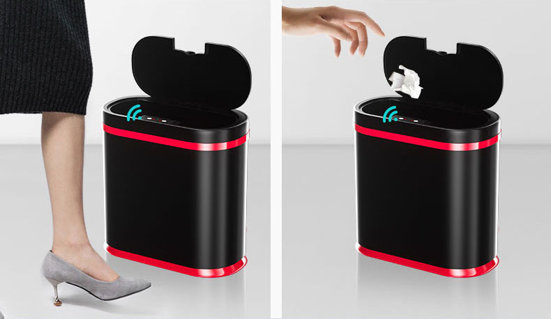 Thùng rác cảm biến hiện đại