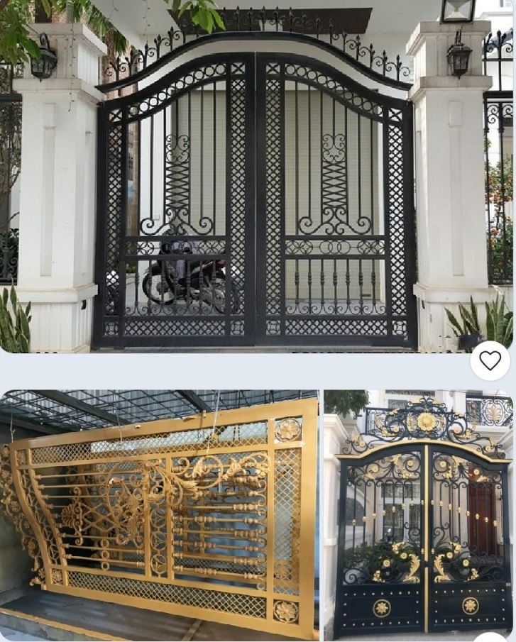 Cổng sắt tự động thẩm mĩ cao