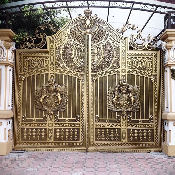 Cổng tự động âm sàn cổ điển