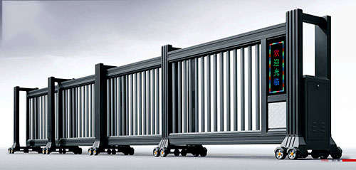 Cửa cổng điện trượt tự động cơ quan