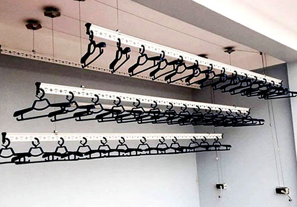 giàn phơi thông minh gán tường