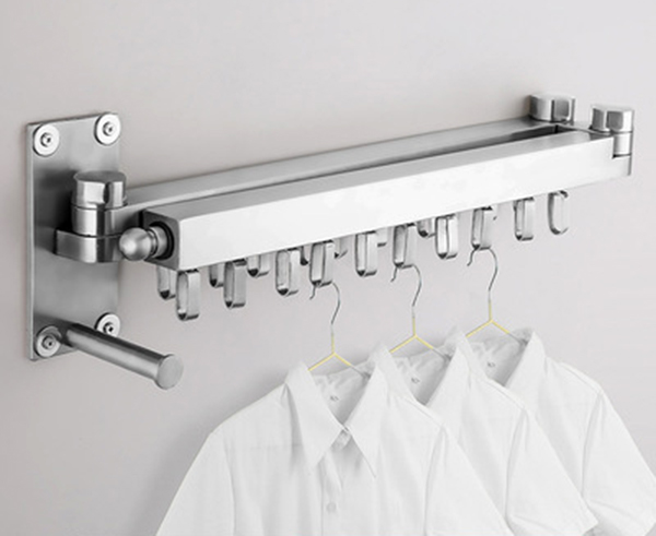 giàn phơi thông minh đơn xếp tường