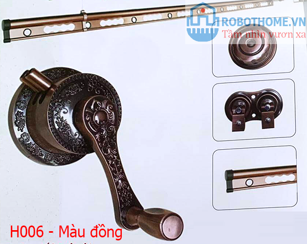 giàn phơi thông minh Hòa Phát màu đồng cổ