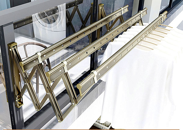 Giàn phơi đồ inox co giãn thông minh