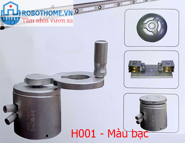 Giàn phơi Hòa Phát H001 màu bạc
