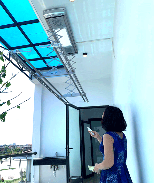 giàn phơi quần áo thông minh