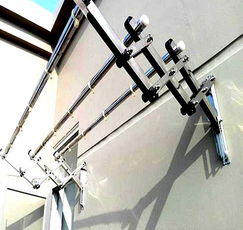 giàn phơi xếp nhôm