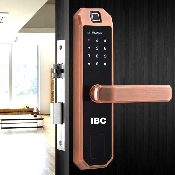 ổ khoá vân tay cửa gỗ