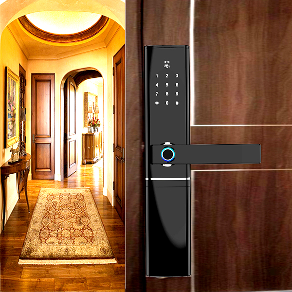 ổ khoá vân tay cửa gỗ