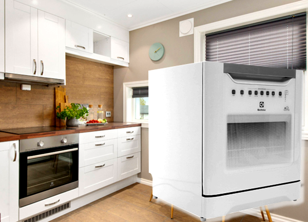 Máy rửa bát Electrolux ESF6010BW thiết kế nhỏ gọn