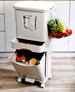 Thùng rác 3 tầng thông minh