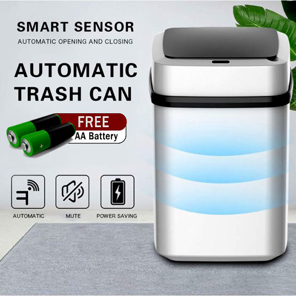 thùng rác tự mở