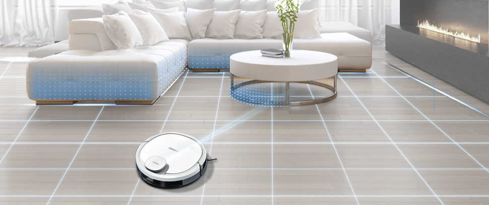 Ecovacs deebot DN33 (ozmo 900) quét toàn bộ ngôi nhà
