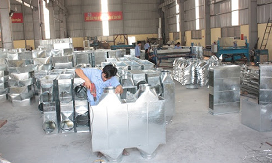 nhà máy sản xuất van gió