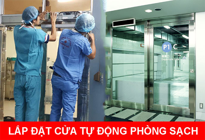 lắp đặt cửa tự động