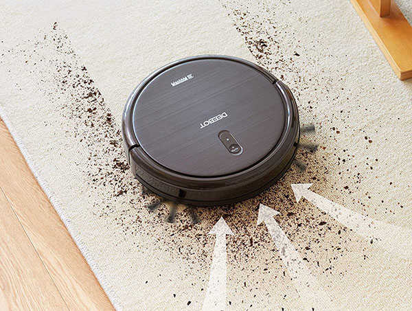 robot ecovacs deebot với lực hút cực mạnh