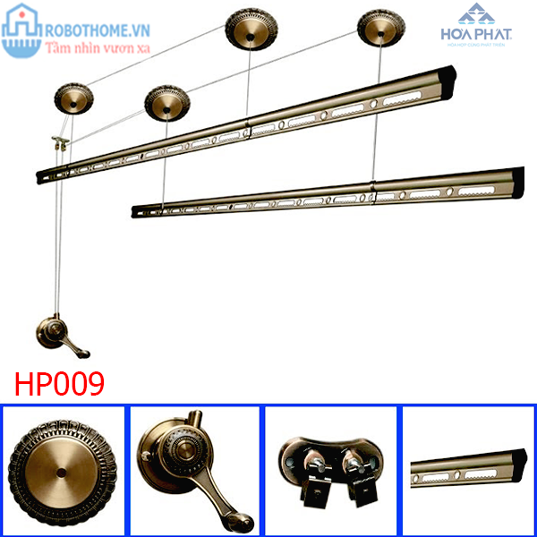 Giàn phơi quần áo thông minh Hòa Phát H009