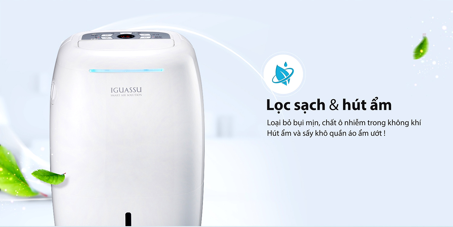 Máy hút ẩm - lọc không khí ChungHo LILY thông minh